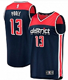 Men's Washington Wizards Navy #13 Jordan Poole Fast Break Statement Edition Stitched NBA Jersey Dzhi,baseball caps,new era cap wholesale,wholesale hats